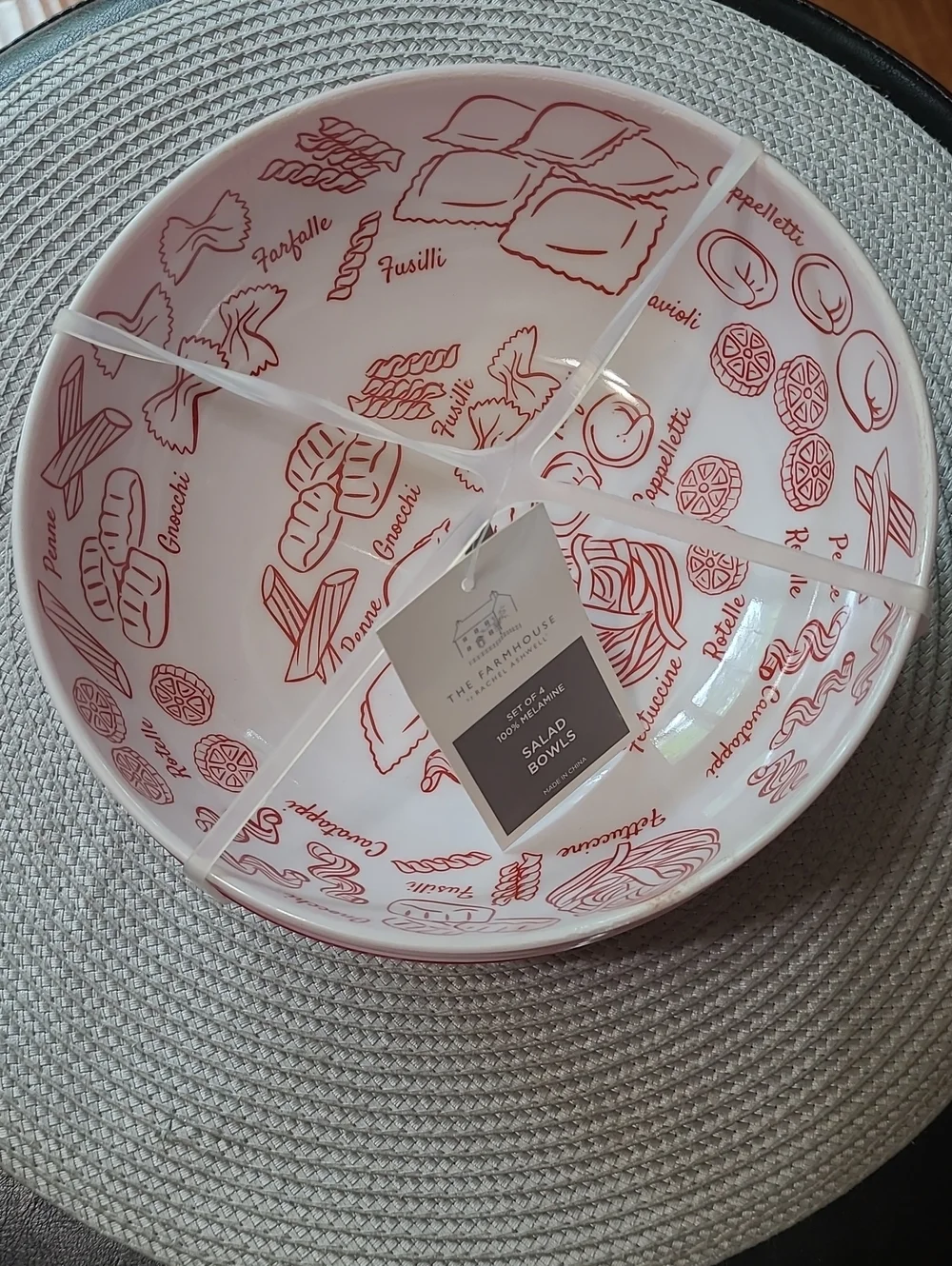 Rachel Ashwell Melamine Salad Bowl Set